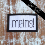 Web-Label 'meins!' 3er SET