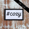 Web-Label '#cozy' 3er SET